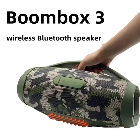 100W High Power BoomBox 3 Outdoor Portable Music God 3rd Generation Wireless Bluetooth Speaker Ultra Low Bass Bluetooth Speaker